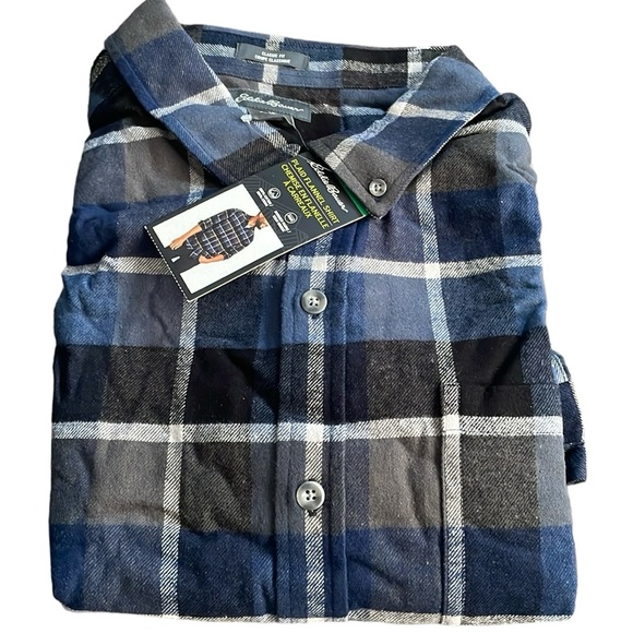 Eddie Bauer - Plaid Flannel Shirt - Picture 3 of 5